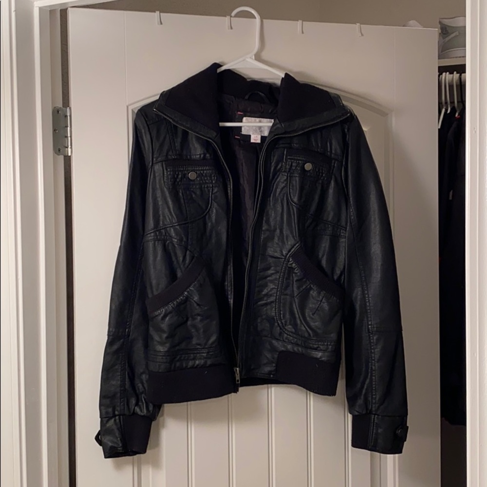 Xhiliration Leather Jacket